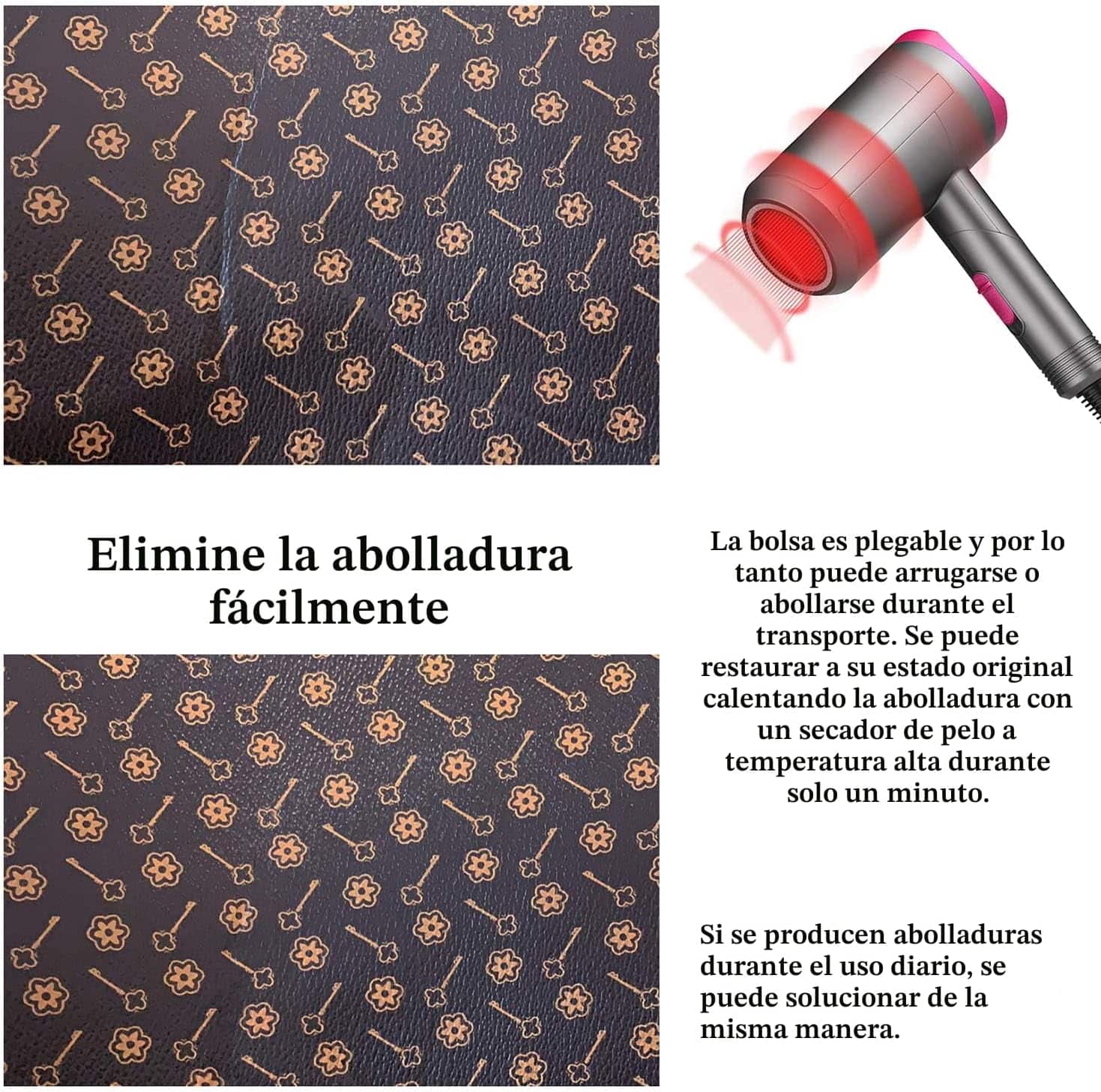 Bolso transportador de lujo en piel sintética para mascotas pequeñas, ideal para viajes en avión.