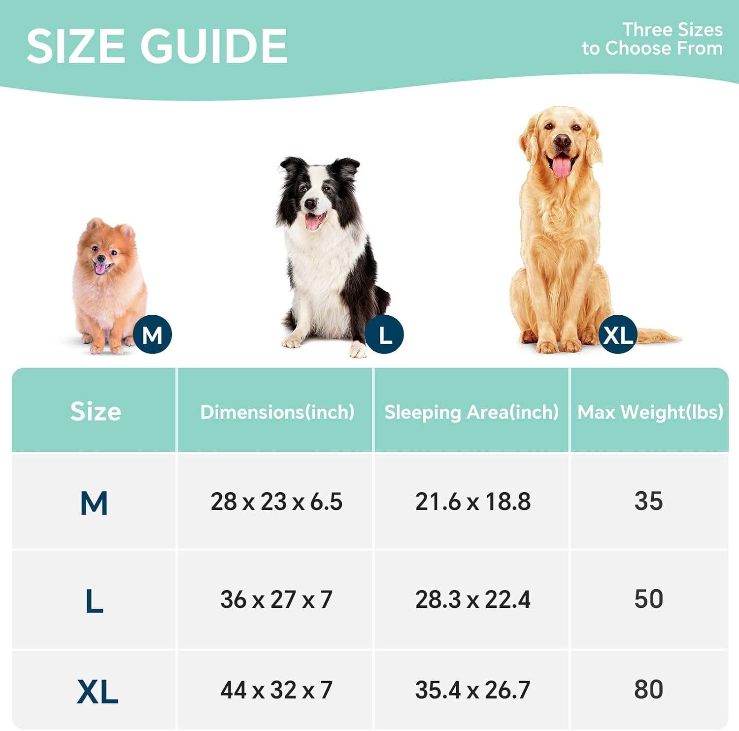 Cama ortopedica impermeable para perros medianos y grandes con espuma viscoelastica y funda lavable