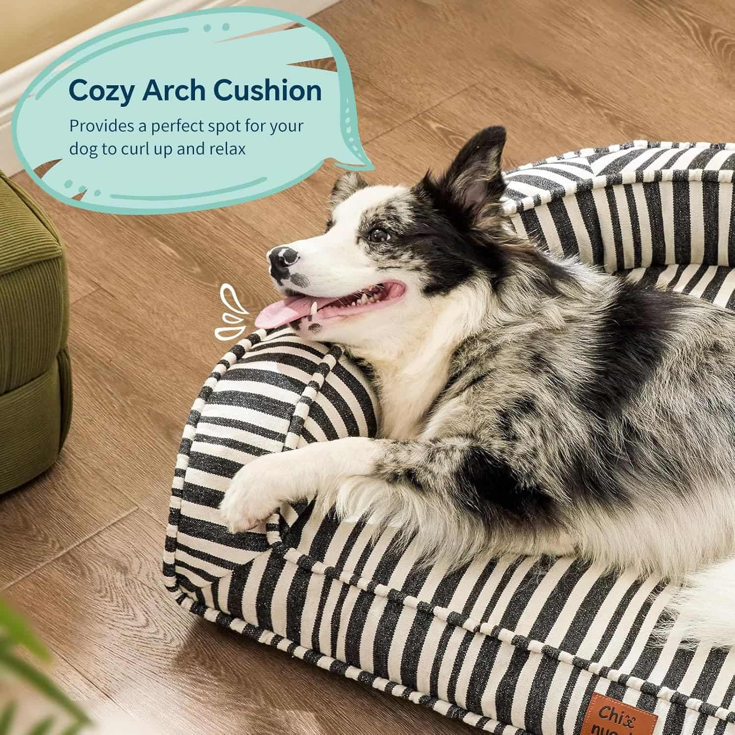 Cama ortopedica impermeable para perros medianos y grandes con espuma viscoelastica y funda lavable