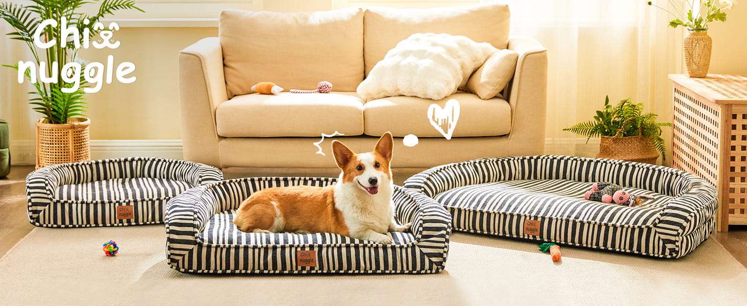 Cama ortopedica impermeable para perros medianos y grandes con espuma viscoelastica y funda lavable