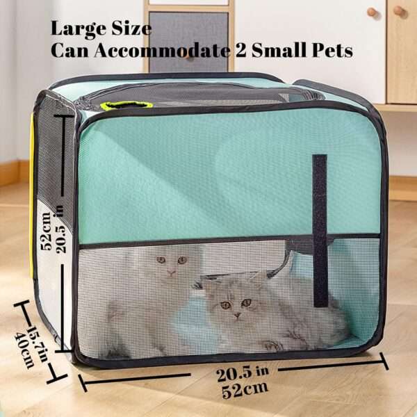 corral de secado plegable para mascotas de 52 centimetros con entrada para secador de pelo ideal para chile