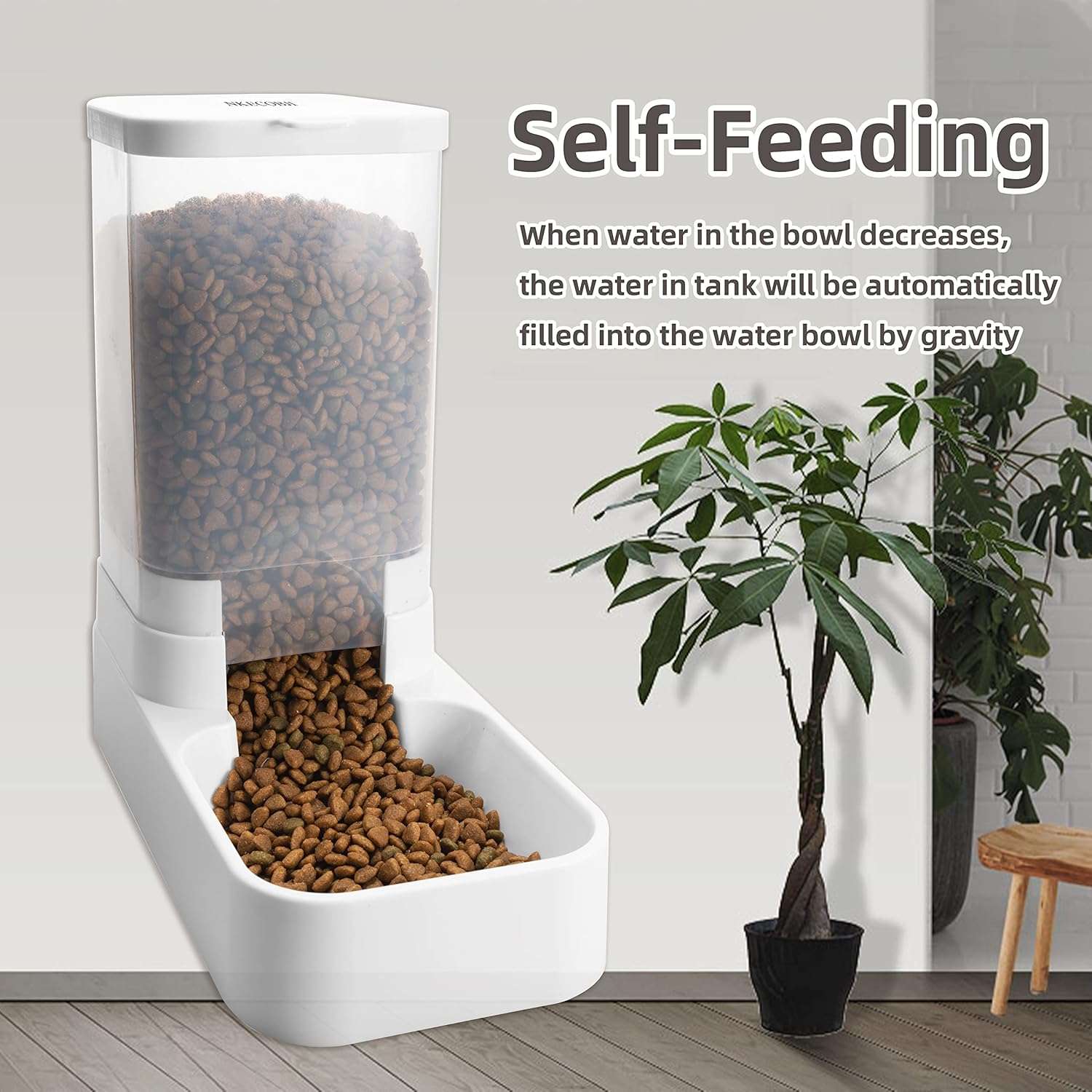 Dispensador de Agua y Comida por Gravedad 3.8 L - Imagen 3