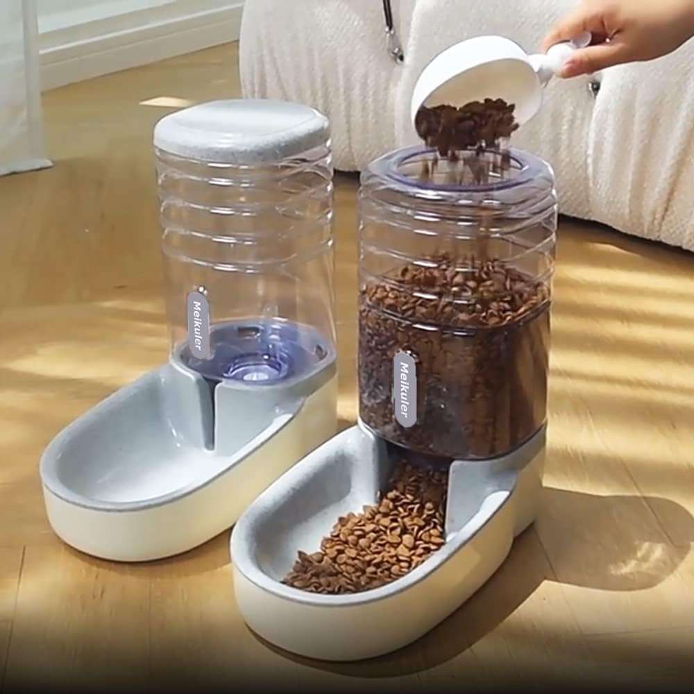 Dispensador de Agua y Comida por Gravedad de 3.8 L y 2.1 Kg - Imagen 4
