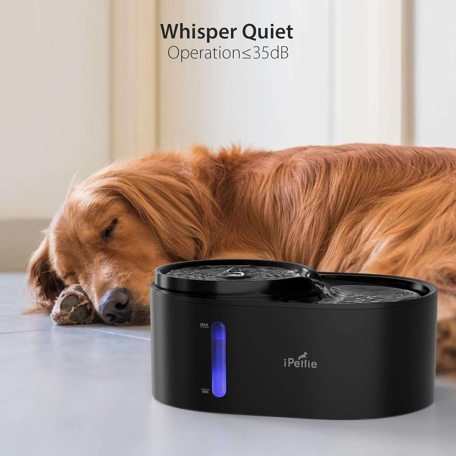 Fuente de Agua Cascada Electrica con Luz para Mascotas de 6 L - Imagen 5