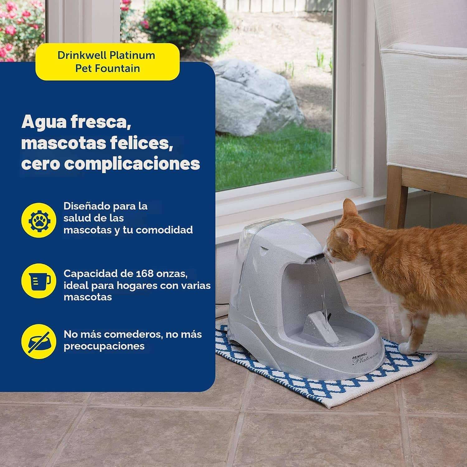 Fuente de Agua Electrica para Mascotas de 5 L - Imagen 8