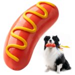 Juguete Salchicha para Perros Indestructible para Masticadores Agresivos 16x6 Cm
