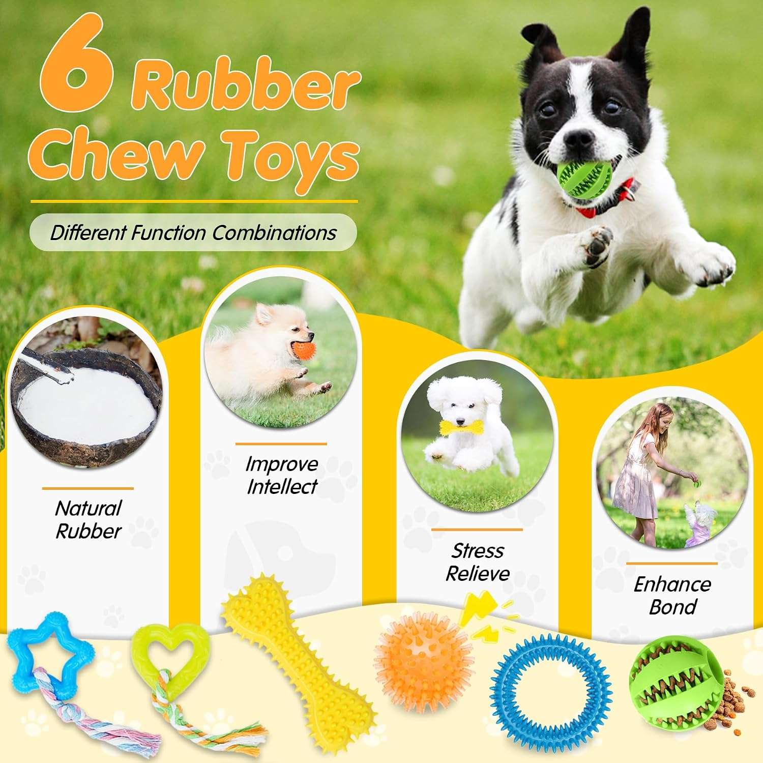 Juguetes Masticables con Cuerdas y Peluches para Perros 25 Piezas - Imagen 6