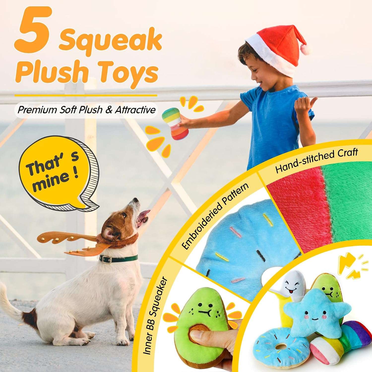 Juguetes Masticables con Cuerdas y Peluches para Perros 25 Piezas - Imagen 3