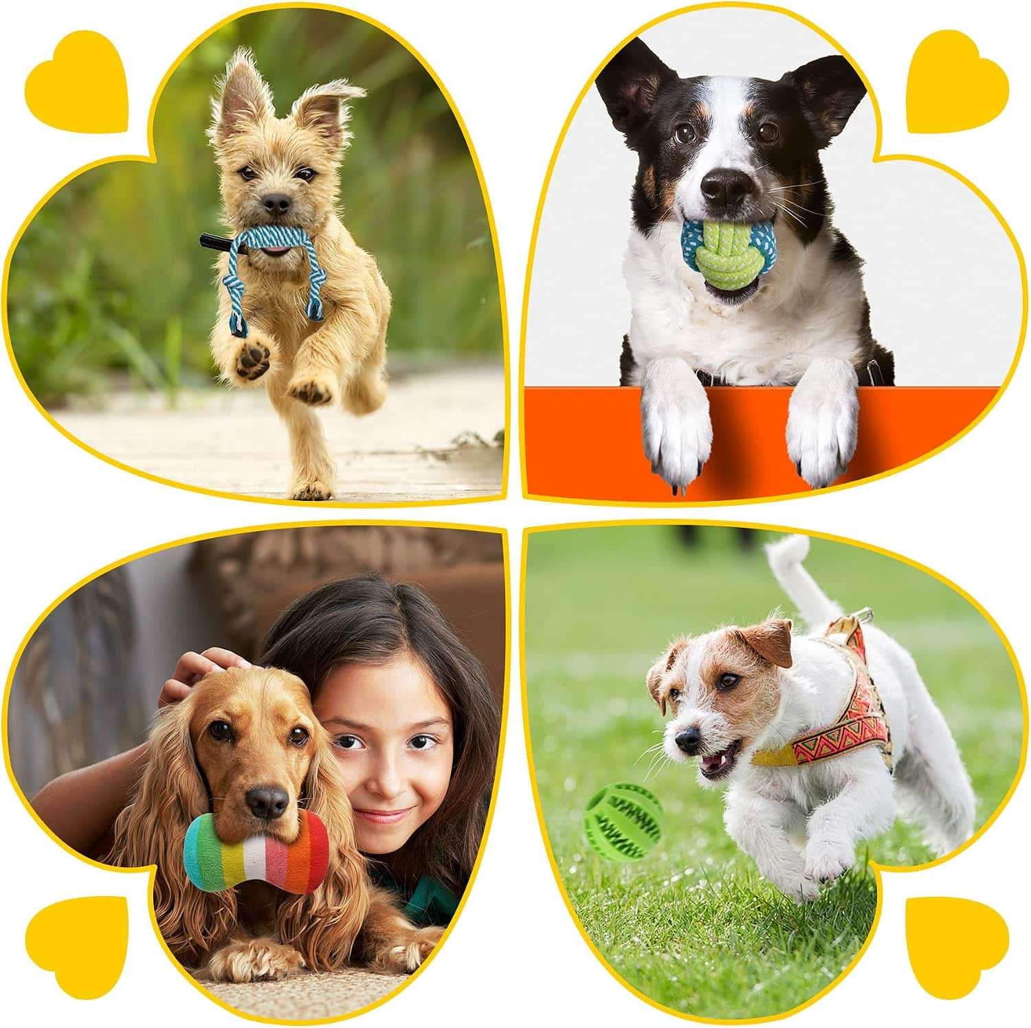 Juguetes Masticables con Cuerdas y Peluches para Perros 25 Piezas - Imagen 2