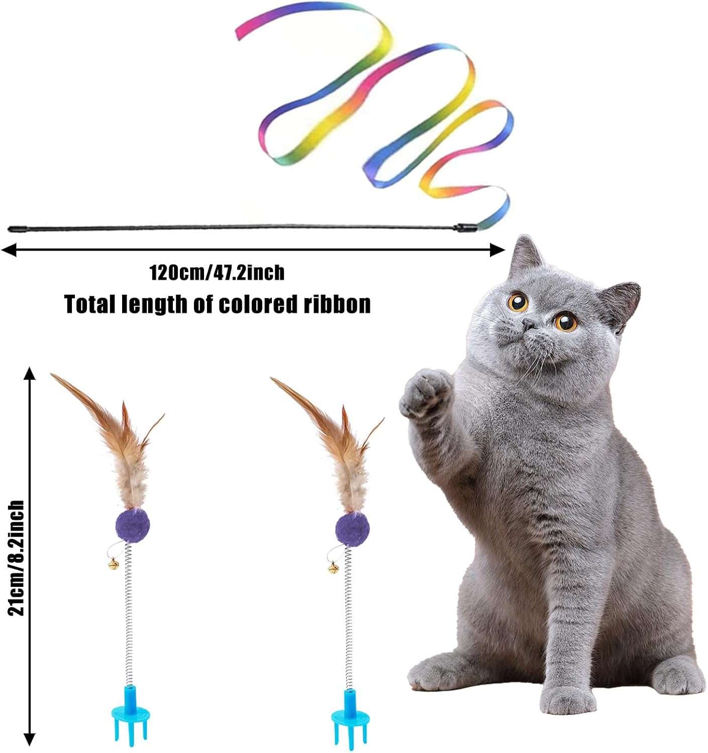 kit de inicio de 15 piezas para gatos con caja de arena, comederos automáticos, juguetes y accesorios de aseo