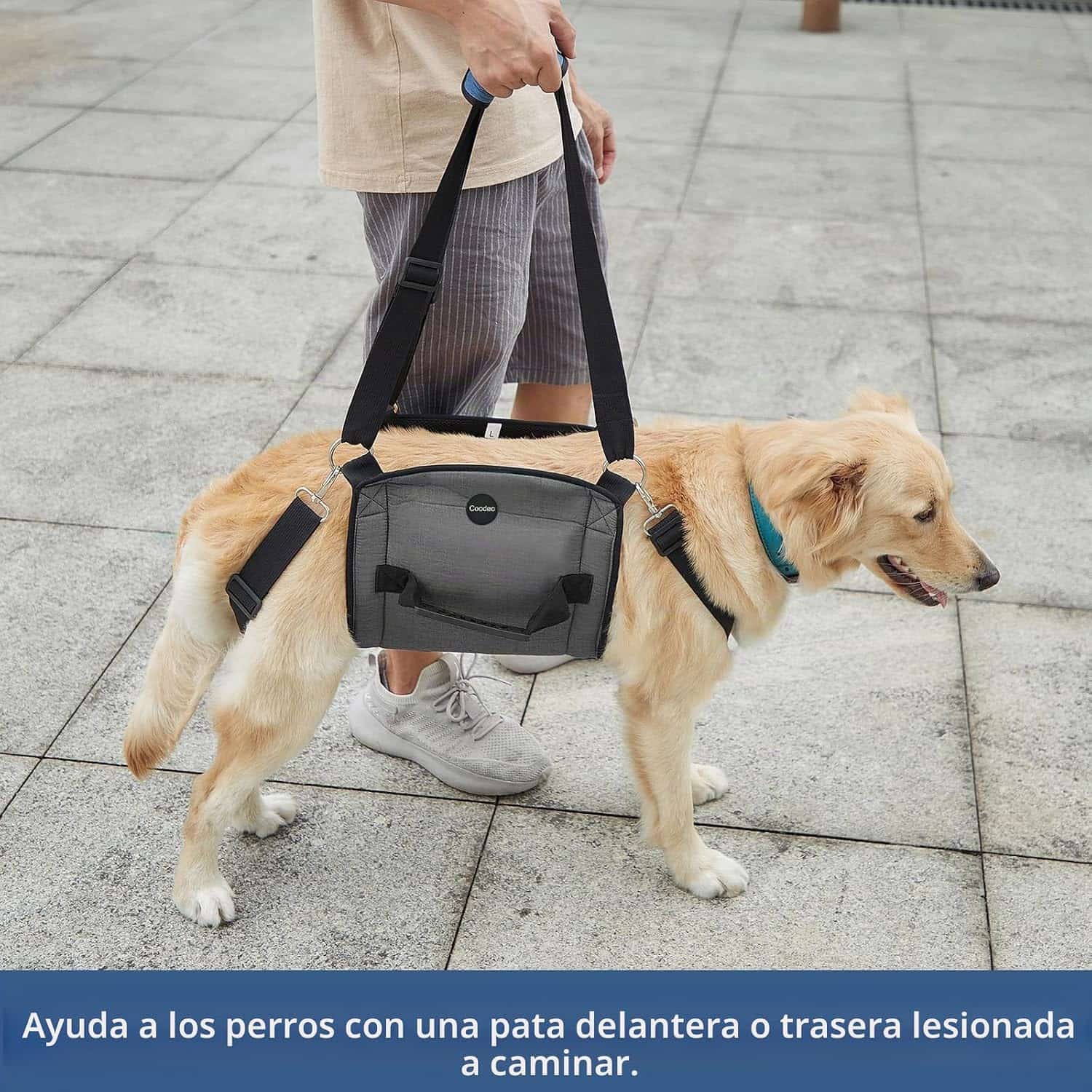 Arnés de soporte de cuerpo completo para perros mayores o con lesiones en las articulaciones.