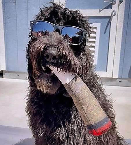 Juguete de peluche con sonido para perros en forma de cigarrillo divertido