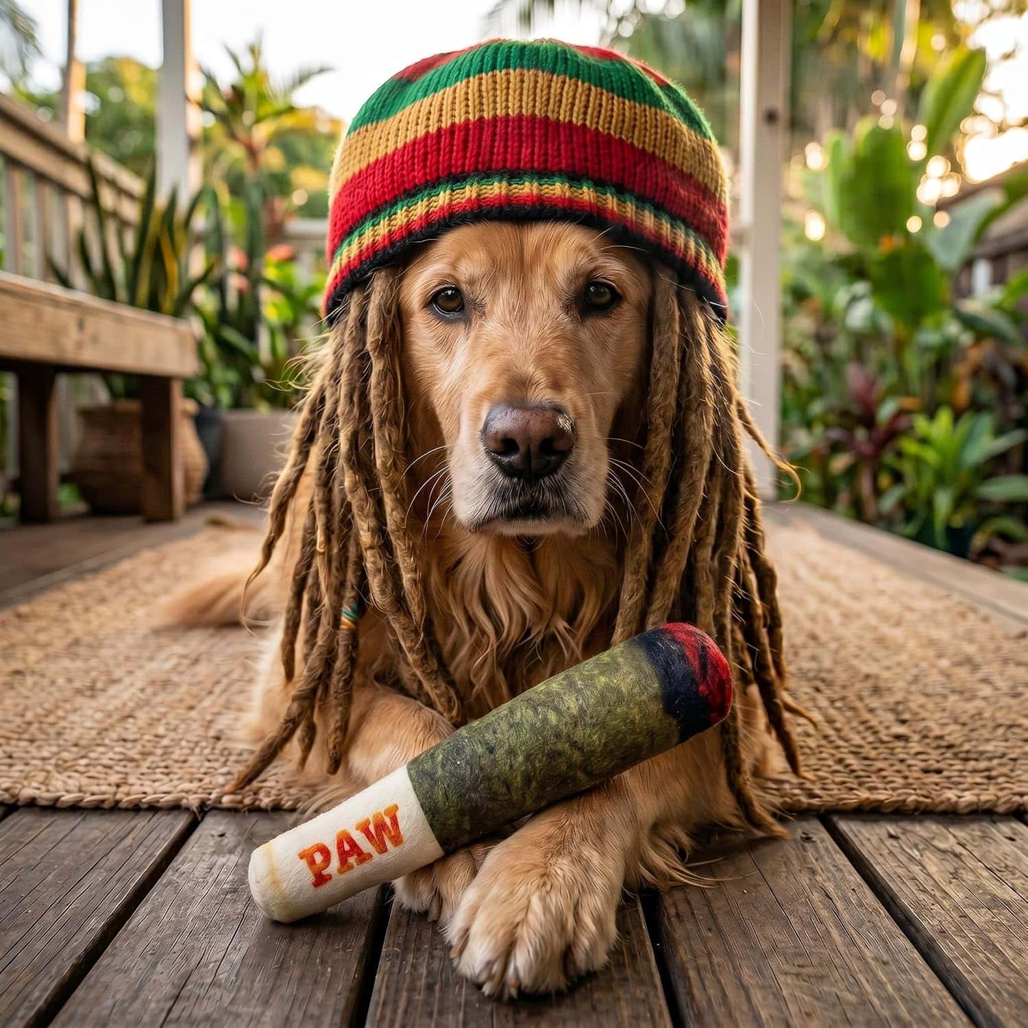 Juguete de peluche con sonido para perros en forma de cigarrillo divertido