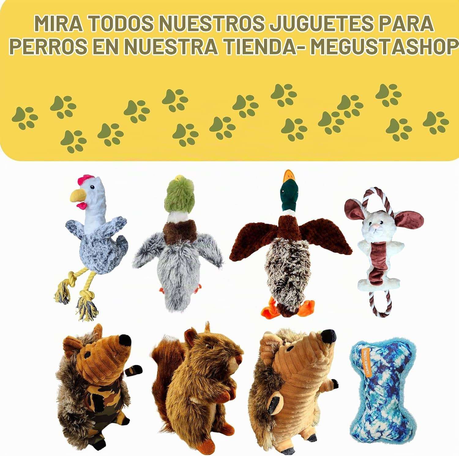 Peluche Pato Chirriante para Perros 33x27 Cm - Imagen 3