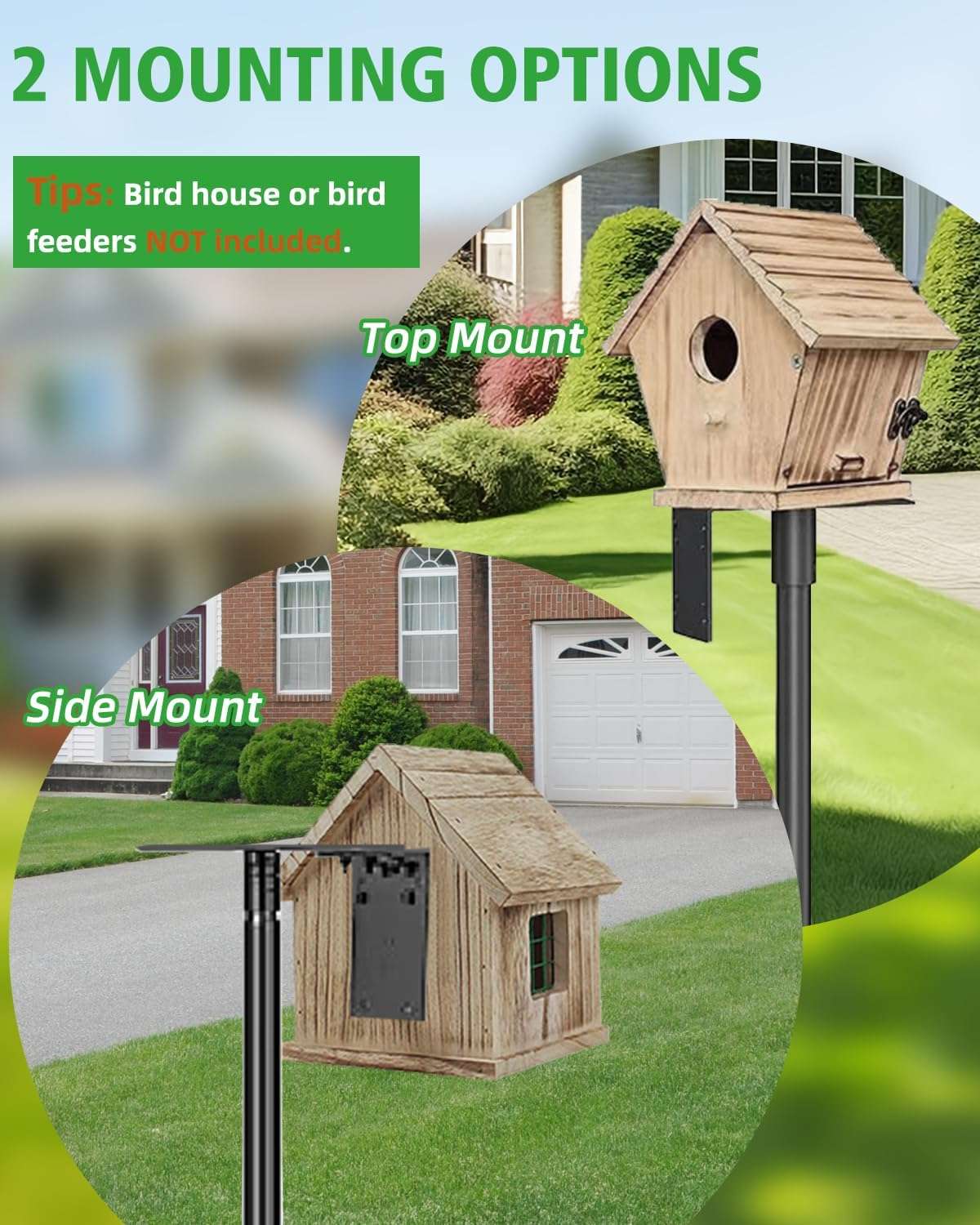 Estacion de alimentacion de metal para aves con ganchos plataformas y base de cinco puntas.