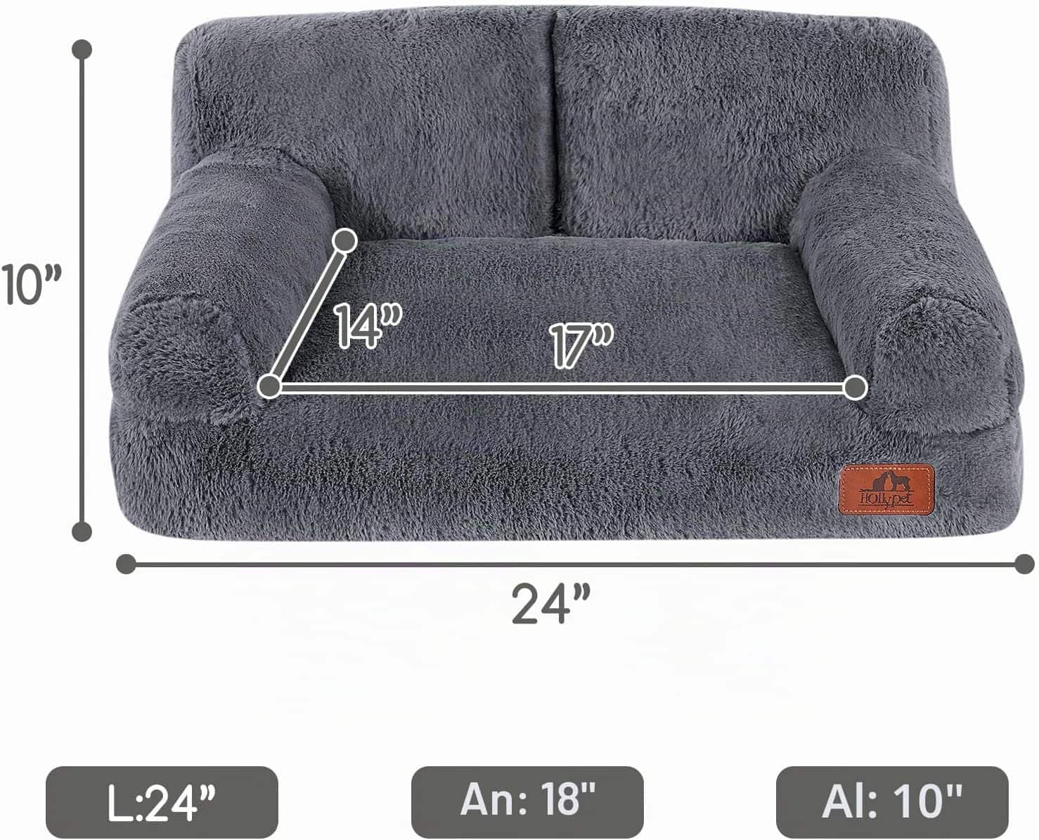 Sofá Cama Suave y Relajante para Mascotas 60x45x25 Cm - Imagen 7