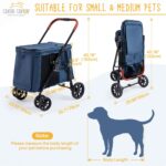 Coche Corral Cerrado para Mascotas con 4 Ruedas (60x78x102 cm) - Image 2