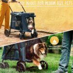 Coche Corral Cerrado para Mascotas con 4 Ruedas (60x78x102 cm) - Image 5