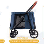 Coche Corral Cerrado para Mascotas con 4 Ruedas (60x78x102 cm) - Image 13