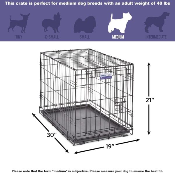 Jaula de Metal para Perros y Gatos - Bandeja Extraíble para Fácil Limpieza - Image 9
