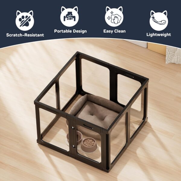 Corral de Acrílico para Perros y Gatos - Con Puerta de Acceso - Image 3
