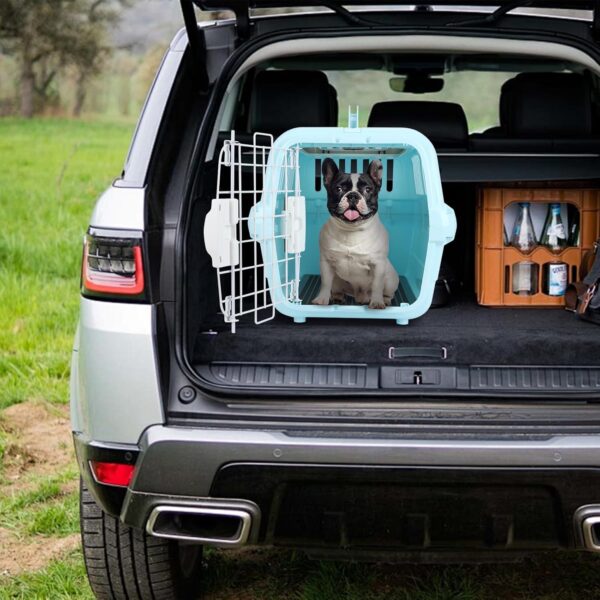 Jaula Transportadora Dura para Perros y Gatos con Doble Entrada, hasta 10 kg (50x30x35 cm) - Image 7