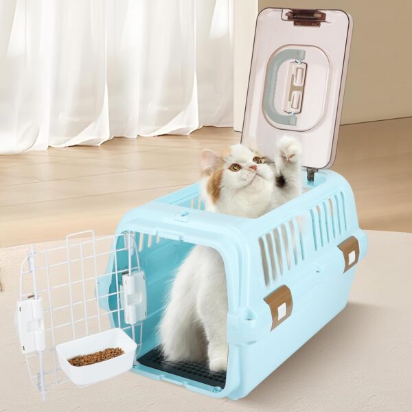 Jaula Transportadora Dura para Perros y Gatos con Doble Entrada, hasta 10 kg (50x30x35 cm) - Image 3