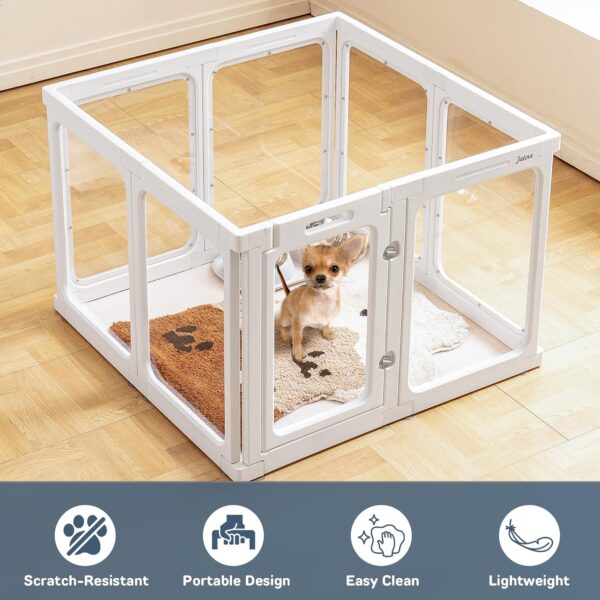 Corral de Acrílico para Perros y Gatos - Con Puerta de Acceso - Image 10