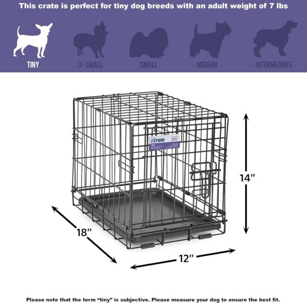 Jaula de Metal para Perros y Gatos - Bandeja Extraíble para Fácil Limpieza - Image 8