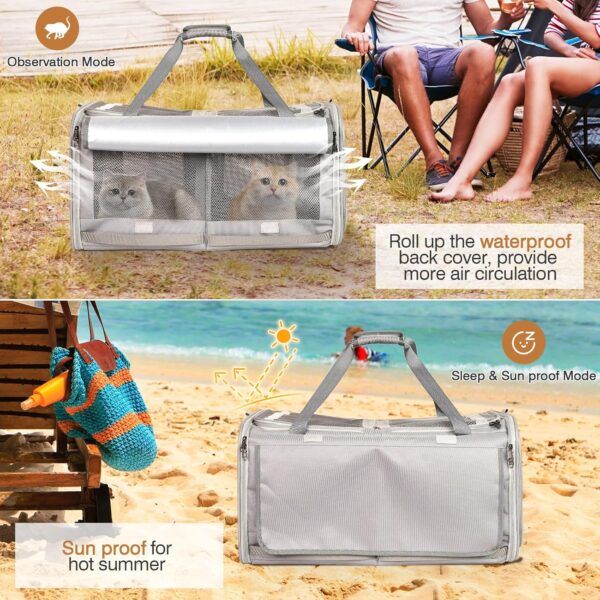 Transportador Expandible para Gatos con Arenero - 60x42x33 cm - Image 8