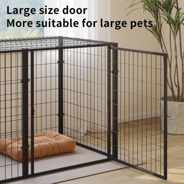 Jaula de Metal Grande para Perros y Gatos - 121x60x71 cm - Image 3