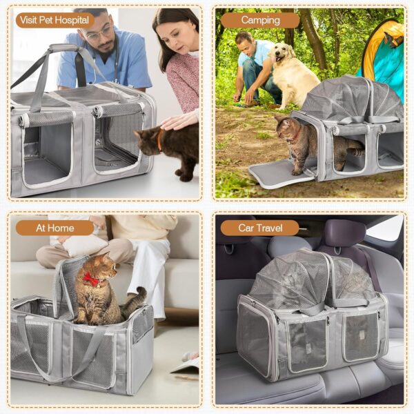 Transportador Expandible para Gatos con Arenero - 60x42x33 cm - Image 7