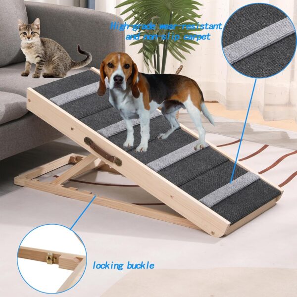 Rampa y Escalera 2 en 1 para Perros - Soporta hasta 100 kg (85x45x60 cm) - Image 4