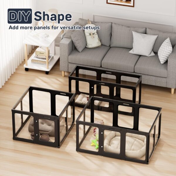 Corral de Acrílico para Perros y Gatos - Con Puerta de Acceso - Image 2