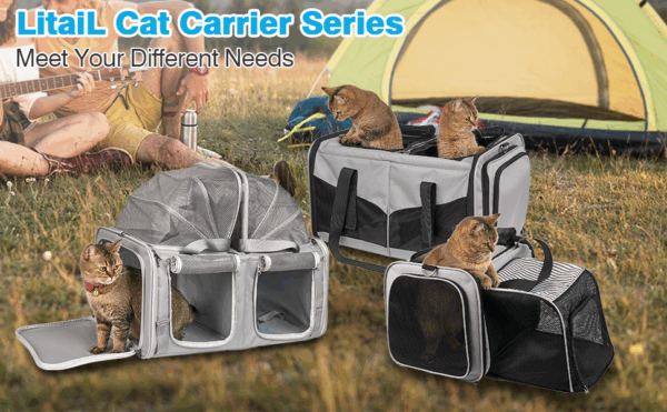 Transportador Expandible para Gatos con Arenero - 60x42x33 cm - Image 10