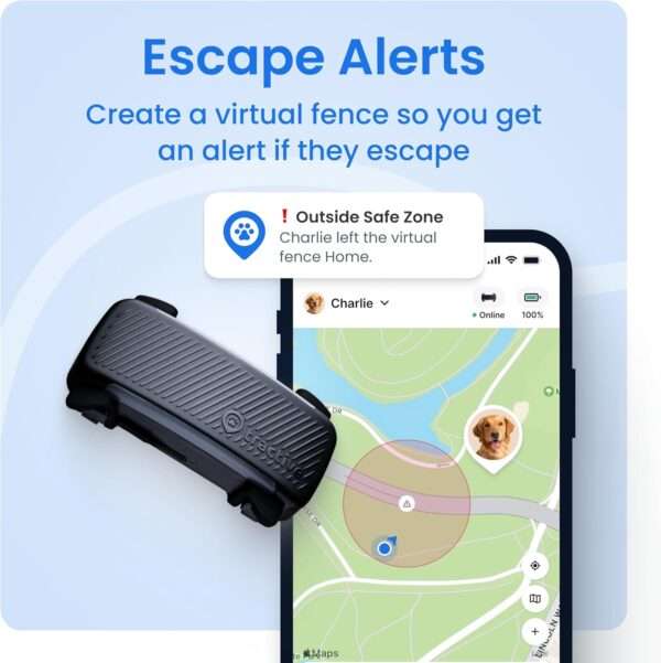 Rastreador GPS para perros en Chile Dispositivo de monitoreo de salud para mascotas Localizador de perros en vivo