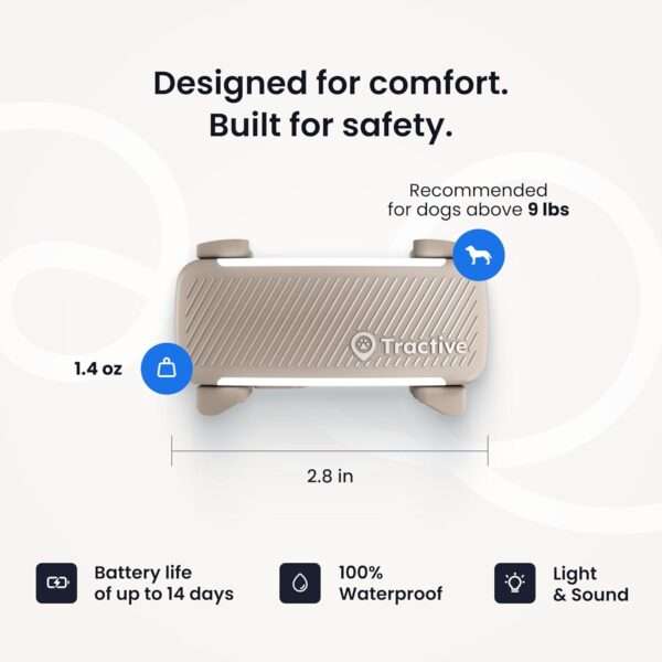 Rastreador GPS para perros en Chile Dispositivo de monitoreo de salud para mascotas Localizador de perros en vivo