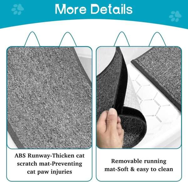 Rueda de ejercicio grande para mascotas con podómetro, ideal para entrenar gatos XL y perros pequeños.