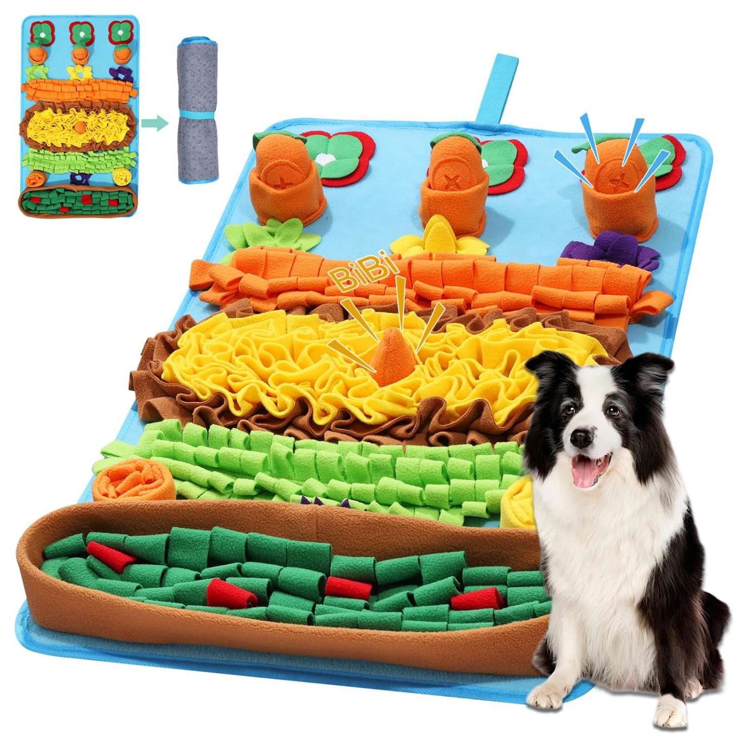Alfombrilla de olfateo para perros grandes. Es un juguete que fomenta la estimulación mental y la alimentación lenta.