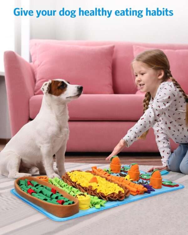 Alfombrilla de olfateo para perros grandes. Es un juguete que fomenta la estimulación mental y la alimentación lenta.