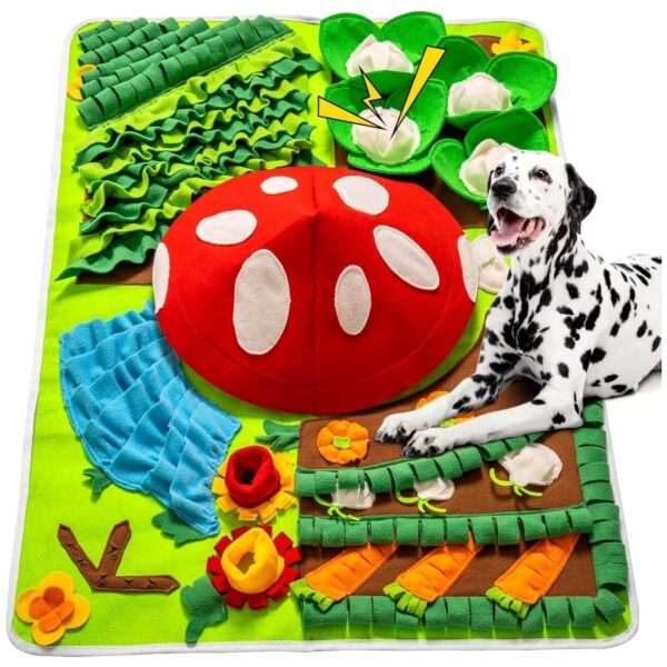 Alfombrilla de olfateo para perros grandes. Es un juguete interactivo que ayuda a estimular la mente de la mascota.