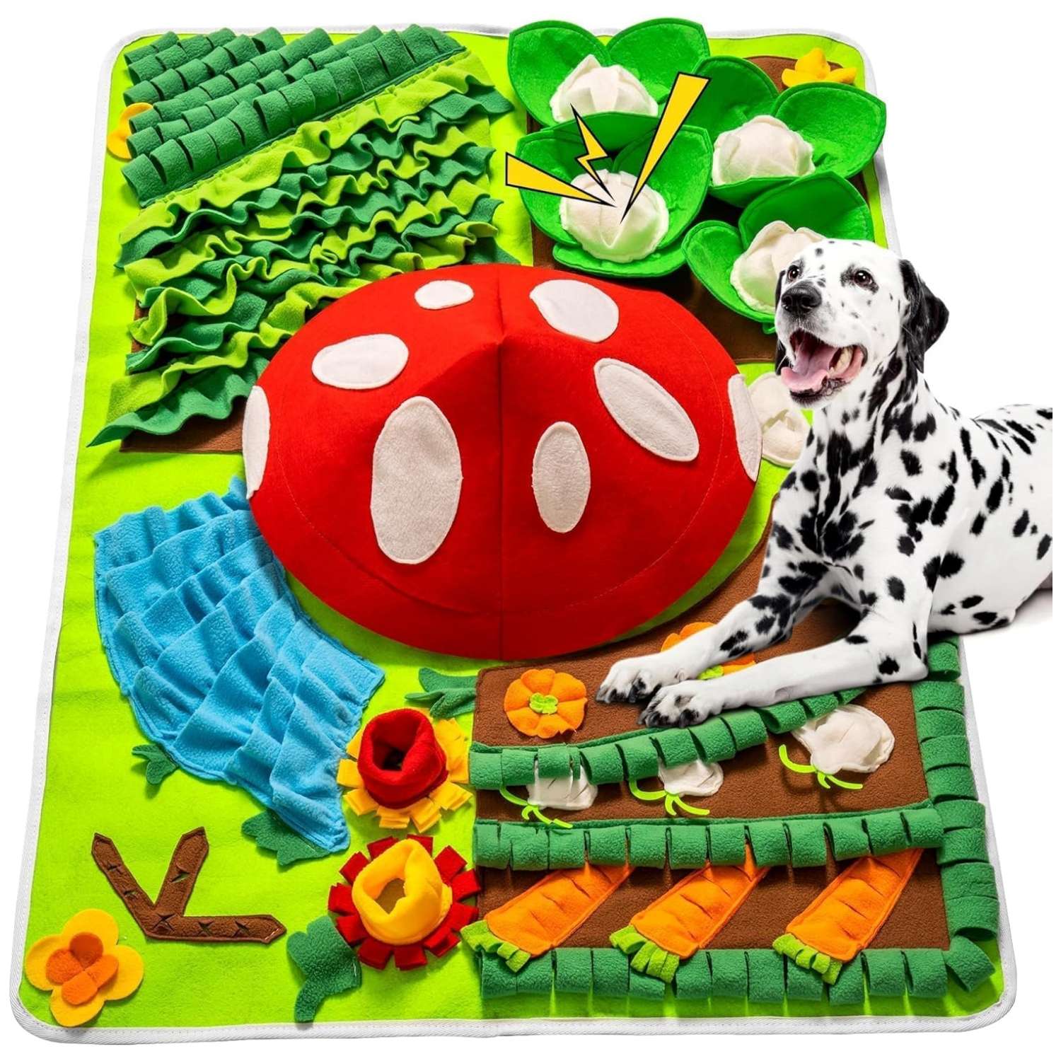 Alfombrilla de olfateo para perros grandes. Es un juguete interactivo que ayuda a estimular la mente de la mascota.