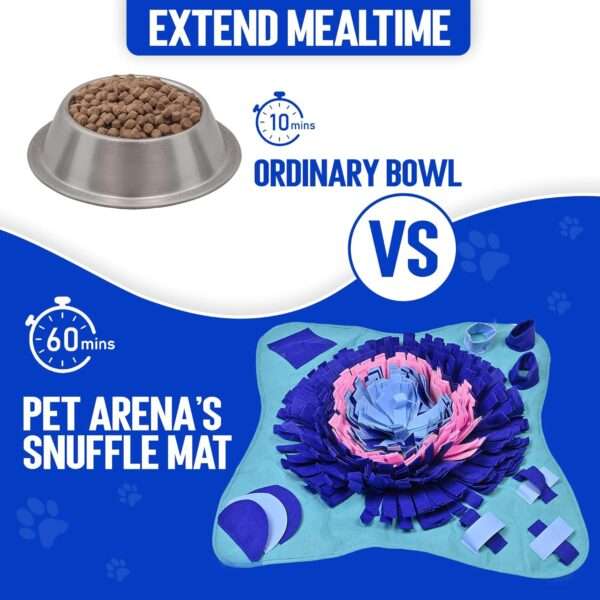 Alfombrilla de olfateo para perros grandes y gatos. Es un juguete que fomenta el enriquecimiento mental y la alimentación lenta.