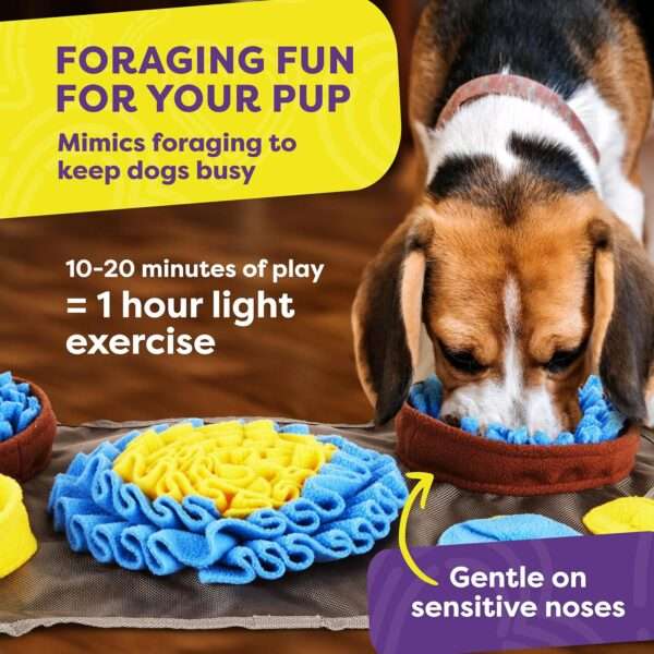 Alfombrilla de olfateo XL para perros. Es un juguete que fomenta la estimulación mental y la alimentación lenta.