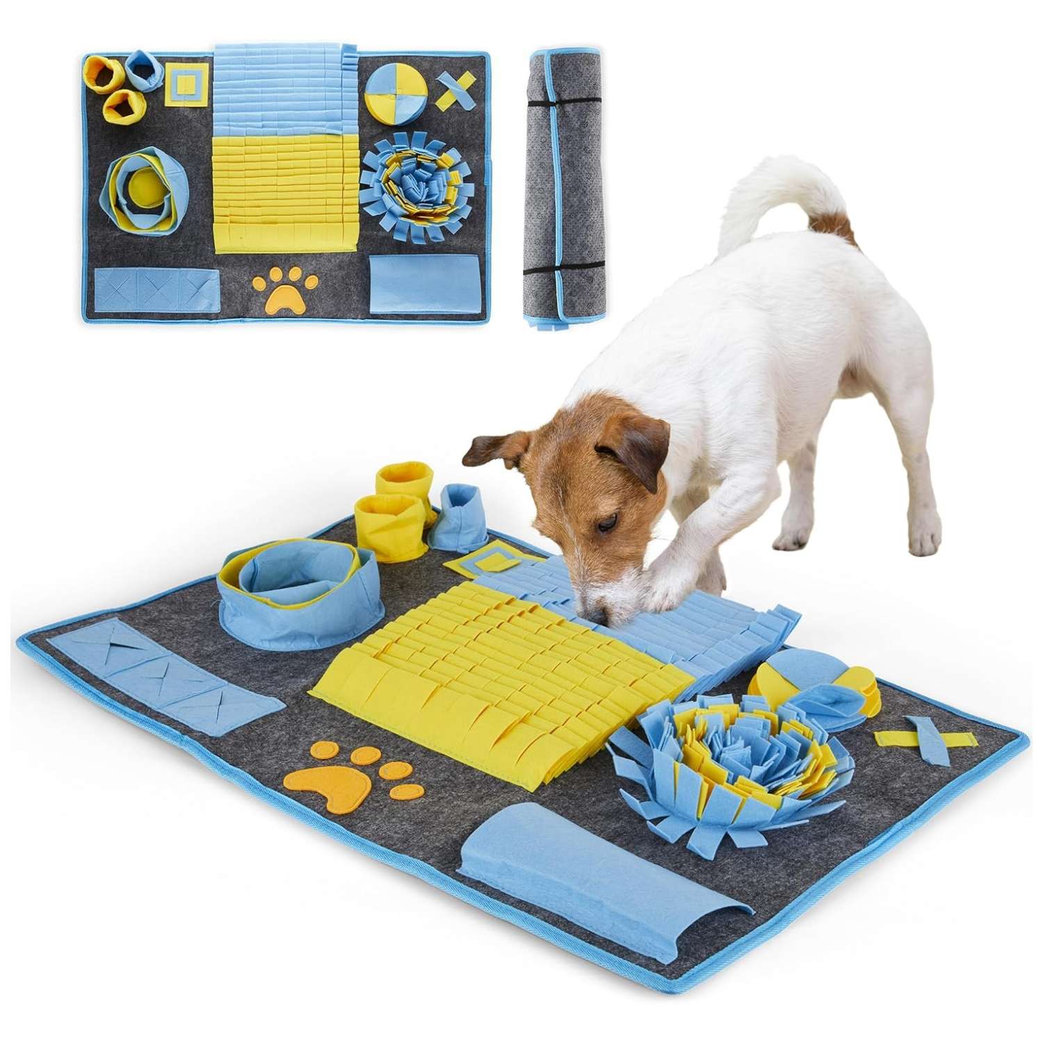 Alfombrilla de olfateo XL para perros. Es un juguete que fomenta la estimulación mental y la alimentación lenta.