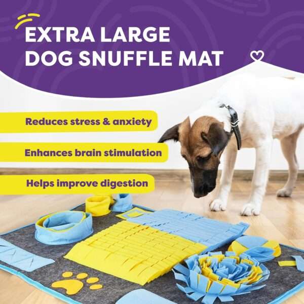 Alfombrilla de olfateo XL para perros. Es un juguete que fomenta la estimulación mental y la alimentación lenta.