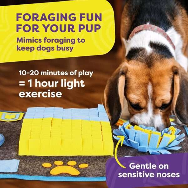 Alfombrilla de olfateo XL para perros. Es un juguete que fomenta la estimulación mental y la alimentación lenta.