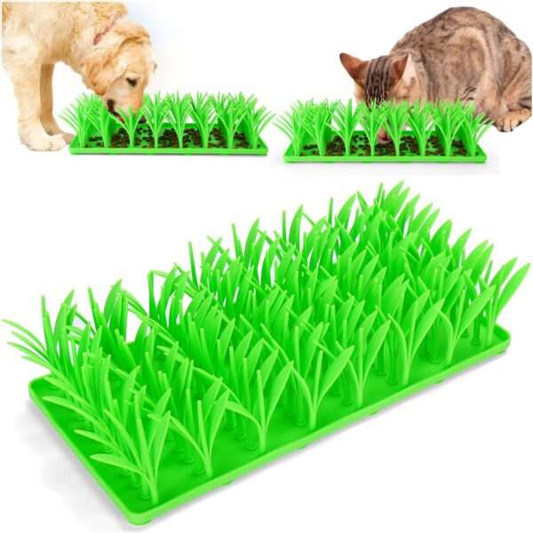 Alfombrilla de silicona para gatos y perros. Juguete interactivo de comida para promover el forrajeo en mascotas.