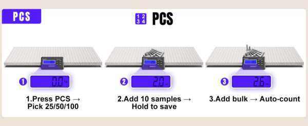 Báscula de precisión grande para perros y ganado. Plataforma de acero inoxidable antideslizante con capacidad de 1100 lb, ideal para uso veterinario y de granja en Chile.