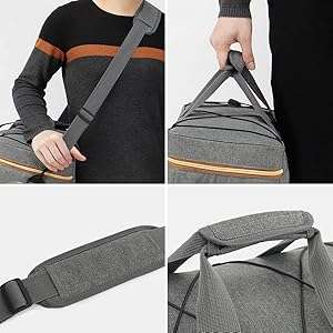 Bolsa de viaje multifuncional para perros y gatos, ideal para escapadas de fin de semana.